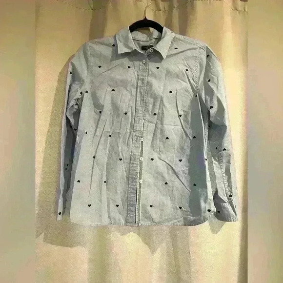 Women’s Blue Talbots Button Up - Picture 1 of 5